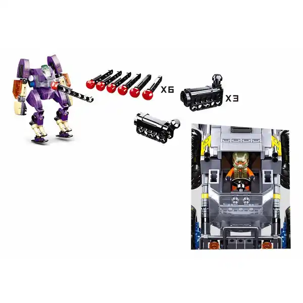 Set de construcție „Infanterie”, 545 elem.