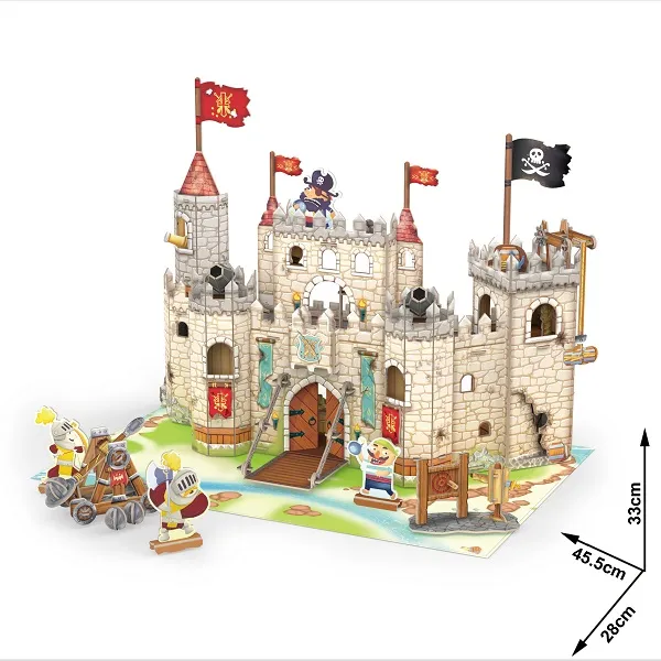 3D puzzle “Castelul Piraților”, 183 elemente