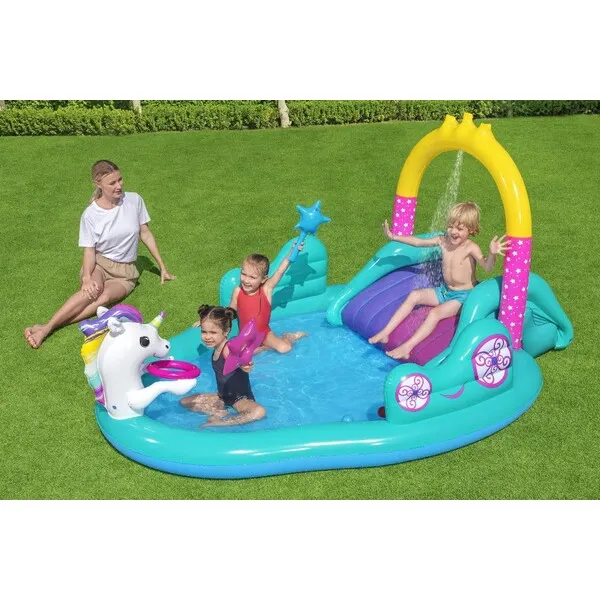 Centrul de joc gonflabil Unicorn, 274х198х137cm, 220L, 2+