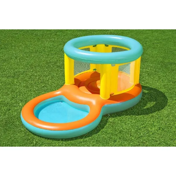 Piscina cu trambulina vesela Jumptopia, 239х142х102cm, 70L, 3+
