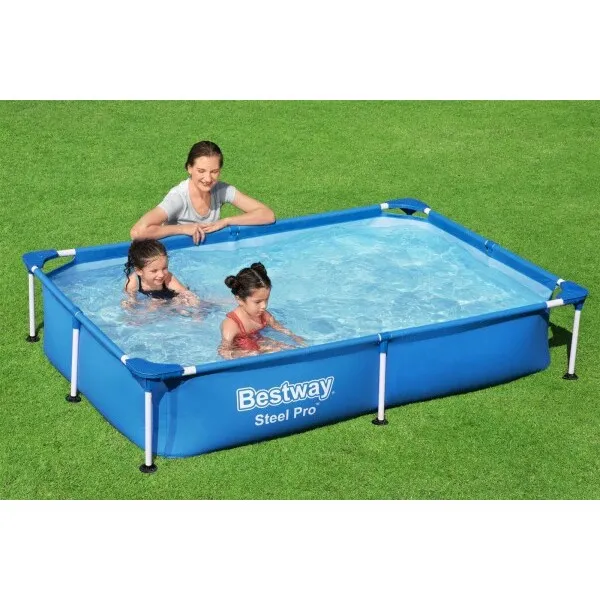 Bestway Piscina Steel Pro 221x150x43cm, 1200L, carcas metal