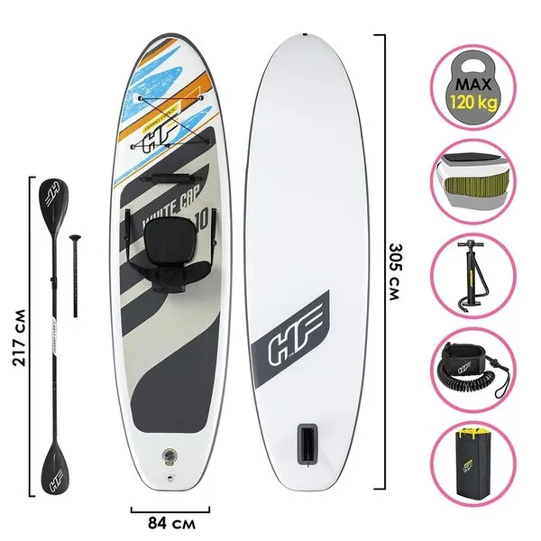 Bestway SUP- White Cap 305х84х12cm