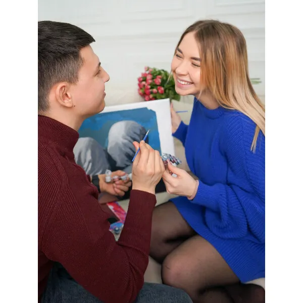 Pictură pe numere 40*50 cm (fără cutie) – Sărut
