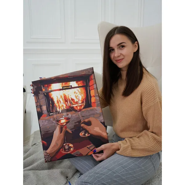 Pictură pe numere 40*50 cm (fără cutie) – Sărut