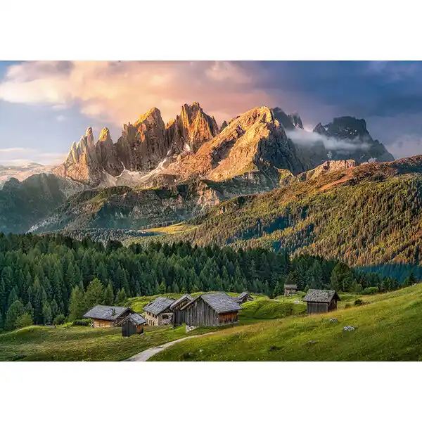 Puzzle 1000 elemente Peisaj montan din Dolomiți