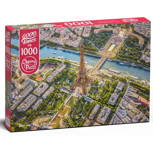 Puzzle 1000 elemente Vedere la Turnul Eiffel din Paris