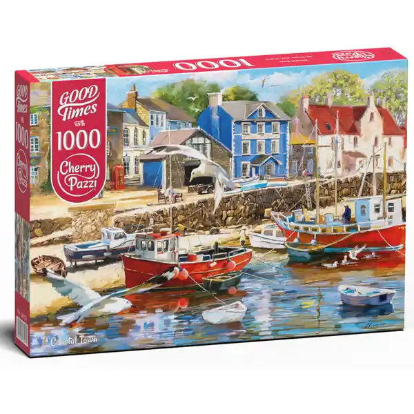 Puzzle 1000 elemente Orașul de pe coastă