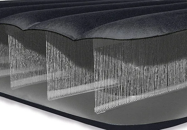 Матрас VELUR 152x203x25cм c ПОДГОЛОВНИКОМ, STANDARD