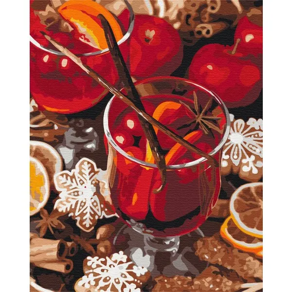 Pictură pe numere (în cutie) – Vin fiert picant