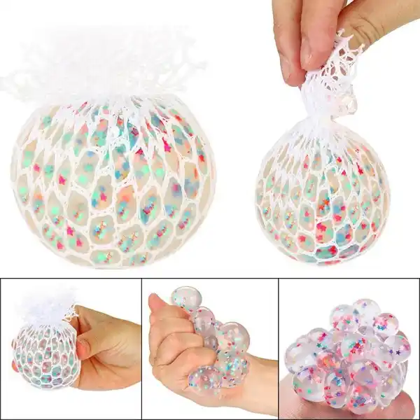 Jucărie-antistres, Minge în plasă