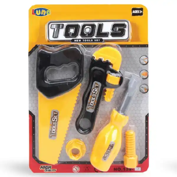 Set de unelte pentru copii (5 elemente) în asortiment