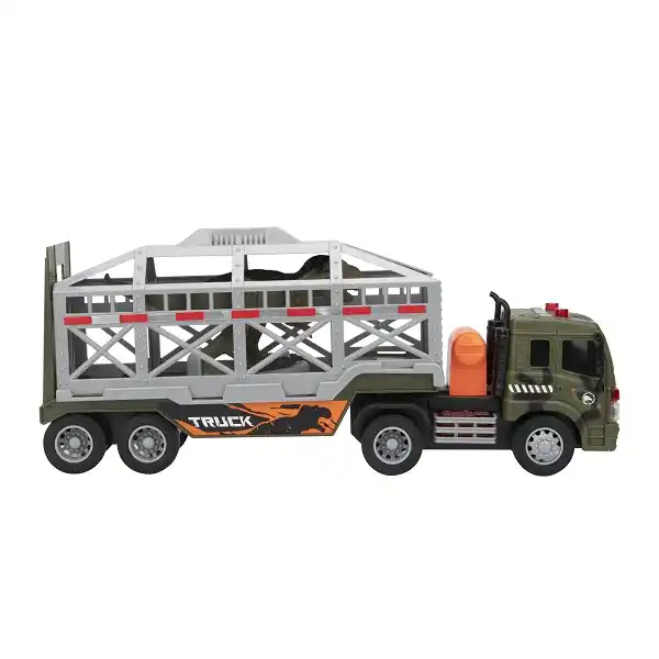 1:16 Инерционный Трейлеровоз с динозавром (свет / звук)