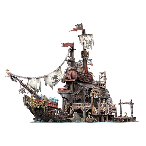3D puzzle “Tortuga. Golful piraților”, 218 elemente