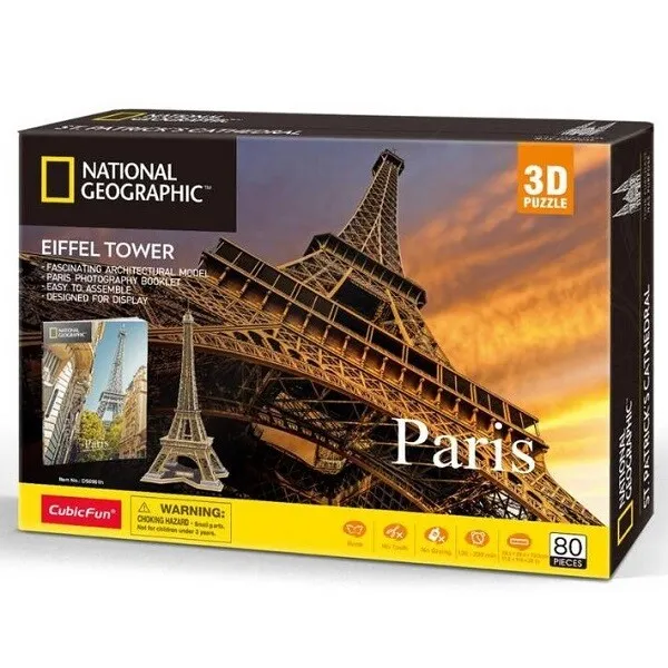 3D puzzle “Turnul Eiffel”, 80 elemente