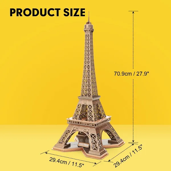 3D puzzle “Turnul Eiffel”, 80 elemente
