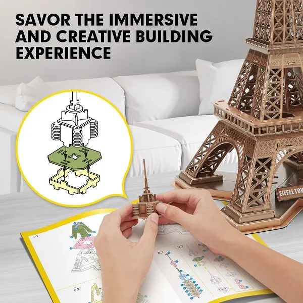 3D puzzle “Turnul Eiffel”, 80 elemente