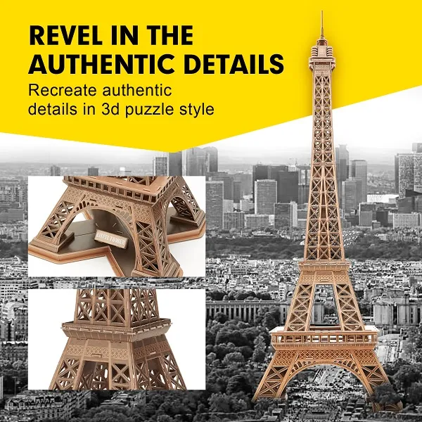 3D puzzle “Turnul Eiffel”, 80 elemente