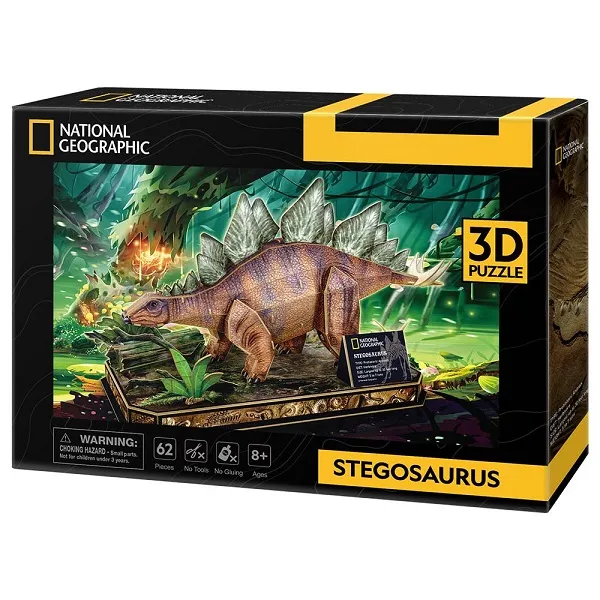 3D puzzle “Stegosaurus”, 62 elemente