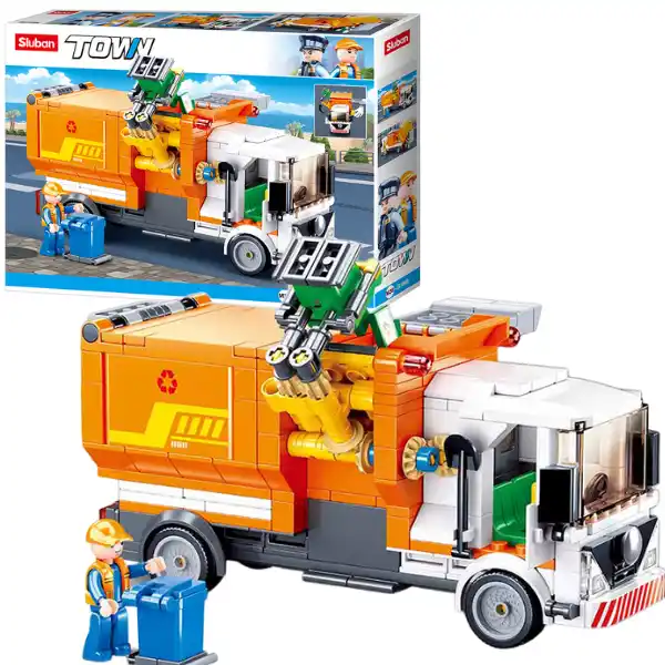 Set de construcție ”Mașină de gunoi”, 326 elem.