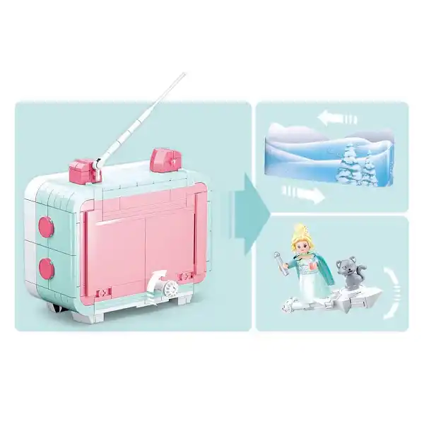 Конструктор “Мультик Холодное сердце по ТВ”, 400 элем.