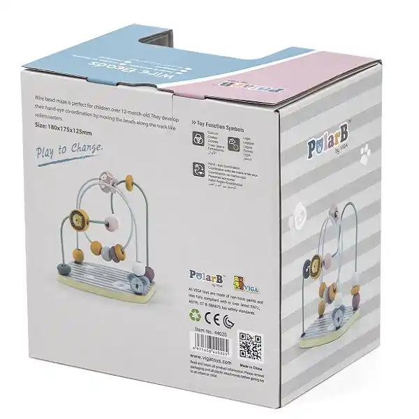 Деревянный лабиринт "Бусины"