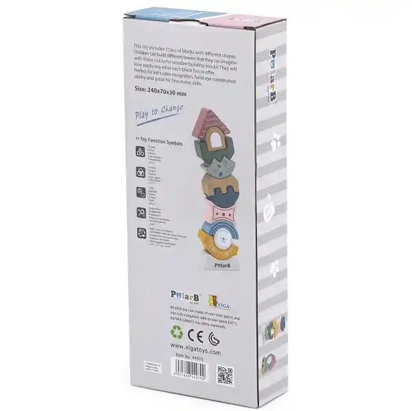 Деревянная пирамидка-балансир