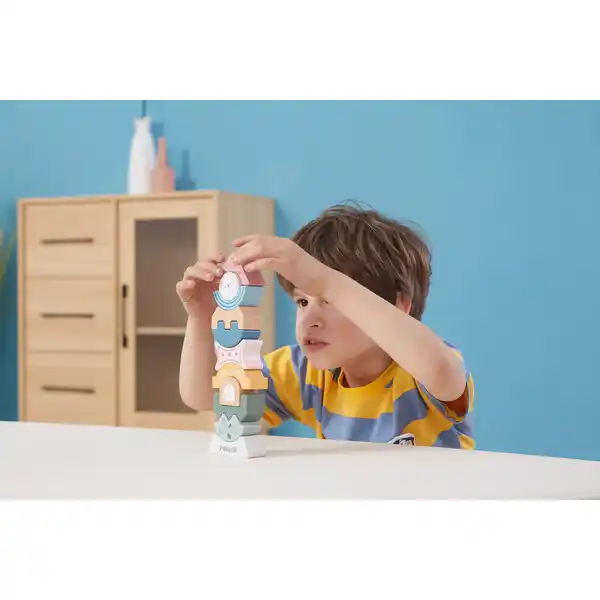 Деревянная пирамидка-балансир