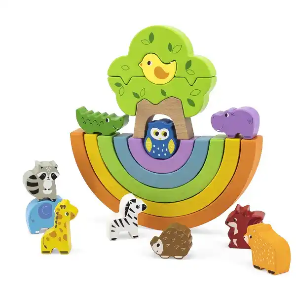 Деревянная игра-баланс "Радуга"