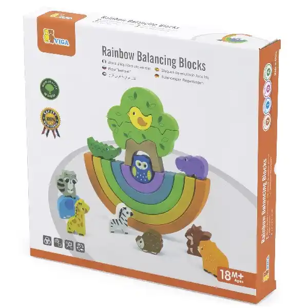 Деревянная игра-баланс "Радуга"