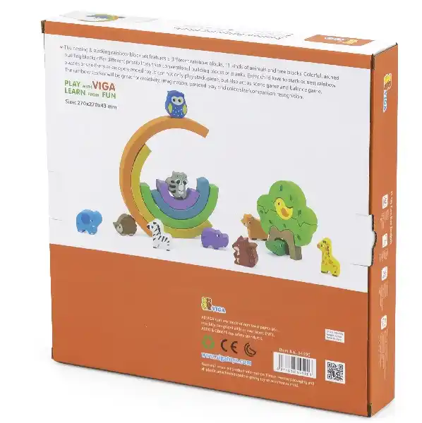 Деревянная игра-баланс "Радуга"