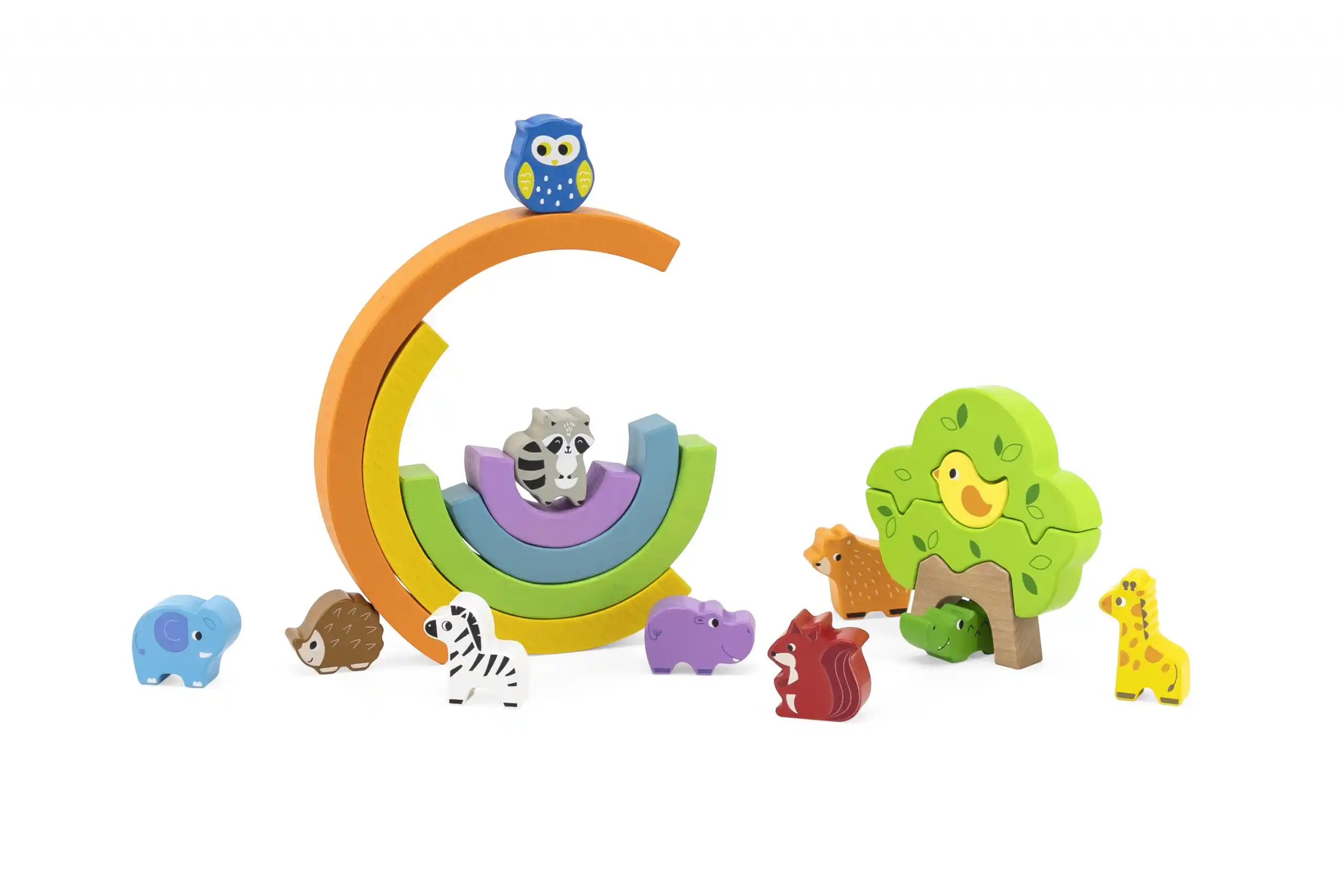 Деревянная игра-баланс "Радуга"