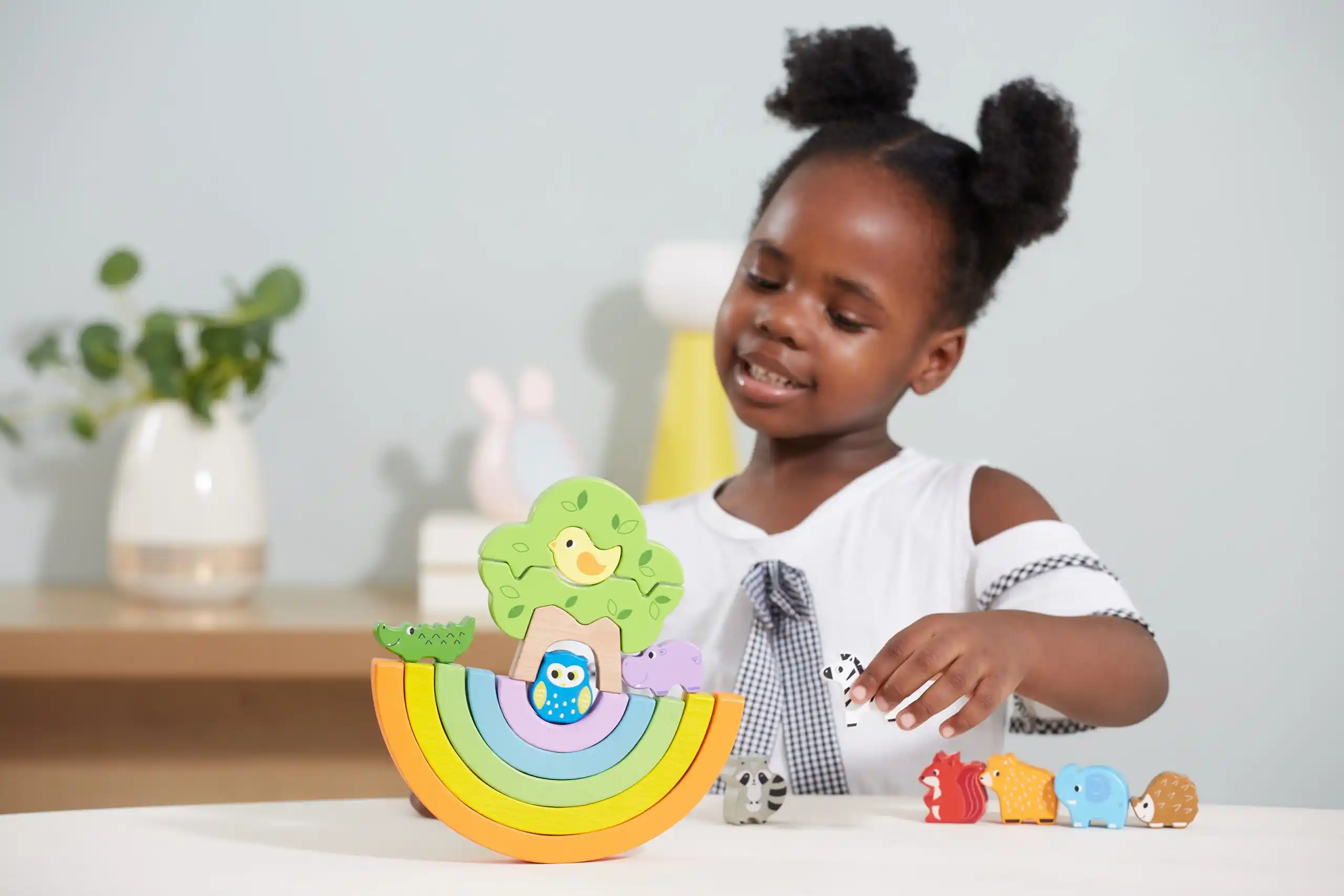 Деревянная игра-баланс "Радуга"