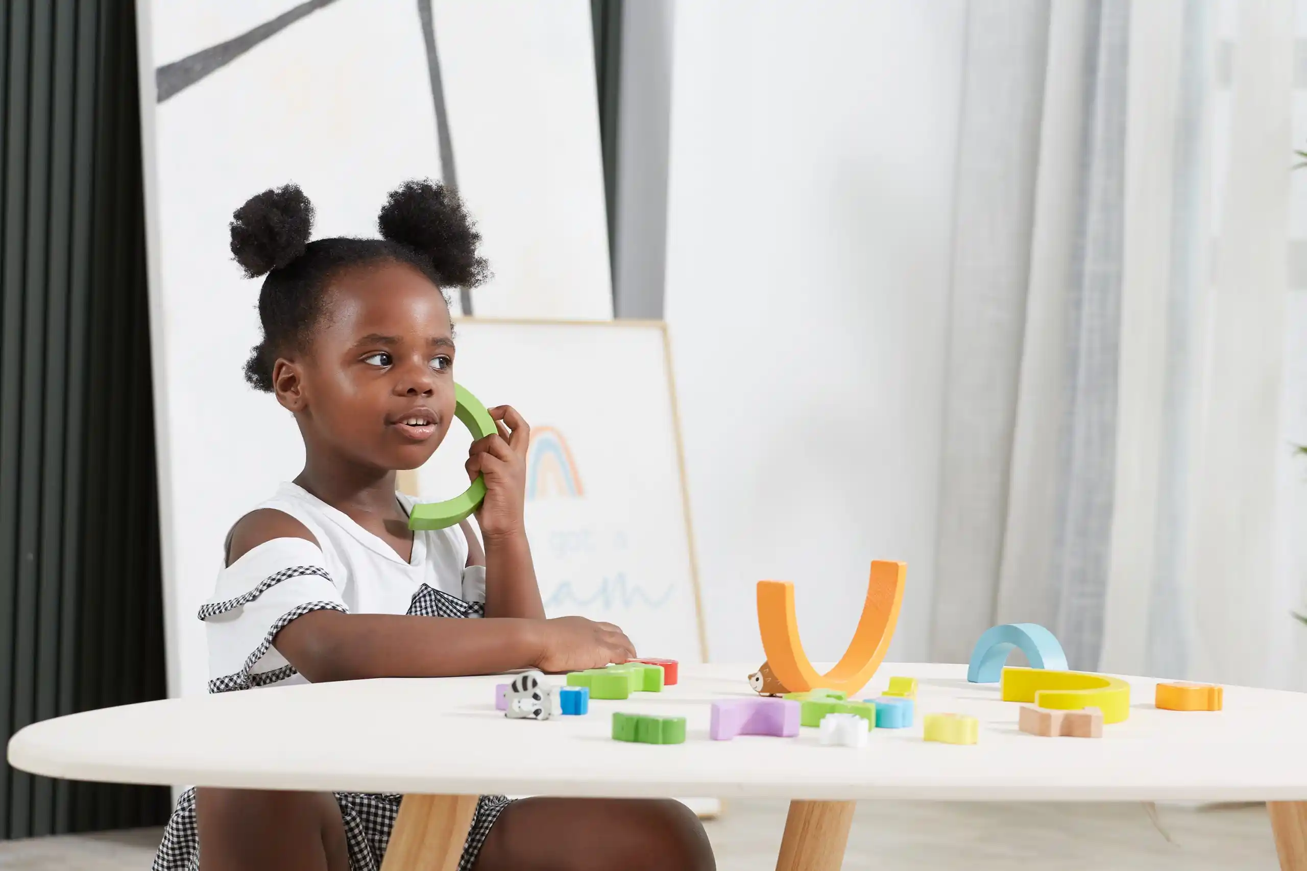 Деревянная игра-баланс "Радуга"