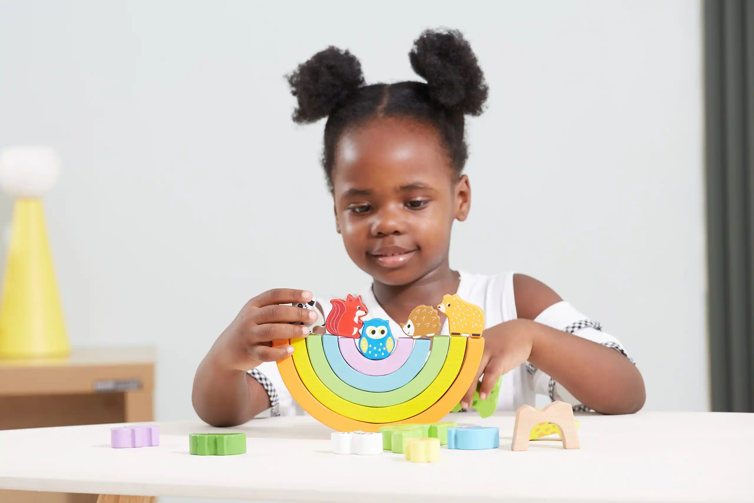 Деревянная игра-баланс "Радуга"