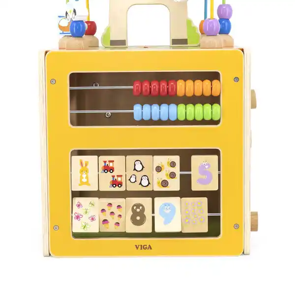 Деревянный бизикуб Viga Toys 5 в 1