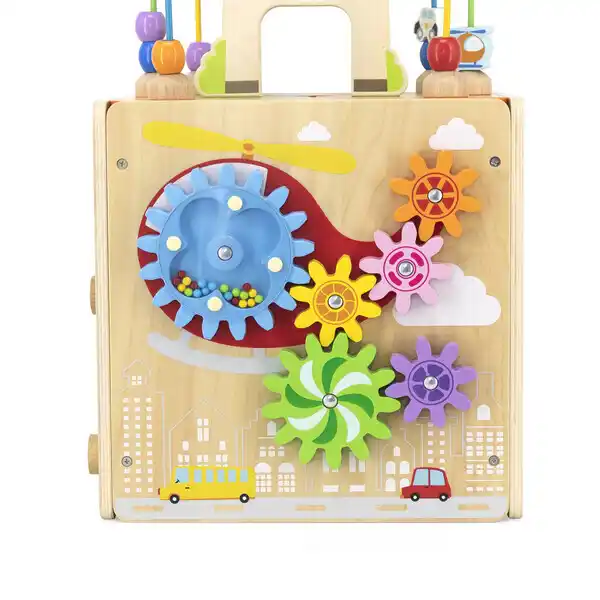 Деревянный бизикуб Viga Toys 5 в 1