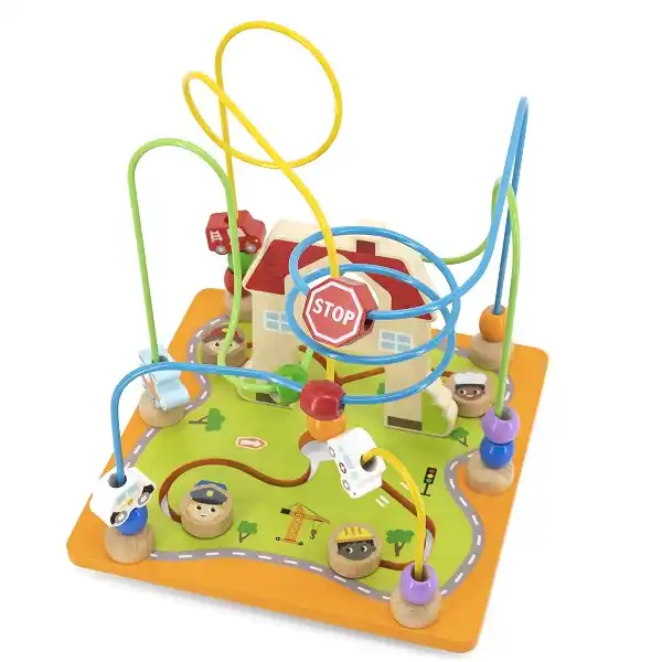 Деревянный бизикуб Viga Toys 5 в 1