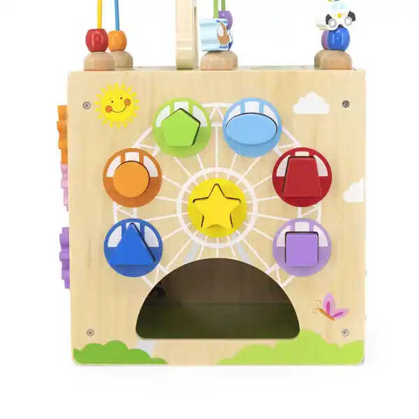 Деревянный бизикуб Viga Toys 5 в 1