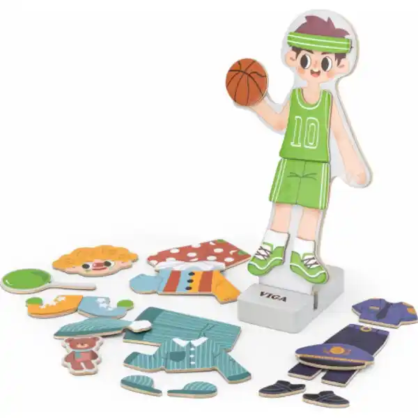 Набор магнитных элементов “Одень мальчика”