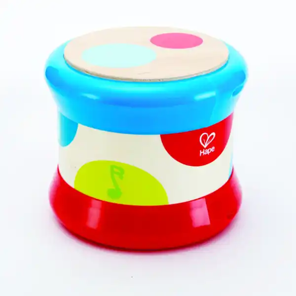 Детский барабан Hape деревянный