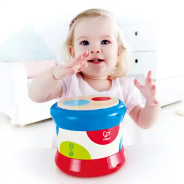 Детский барабан Hape деревянный