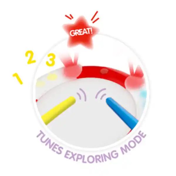 Музыкальная игра Барабаны с огнями Hape