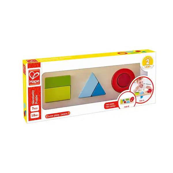Puzzle tactil „Forme geometrice”