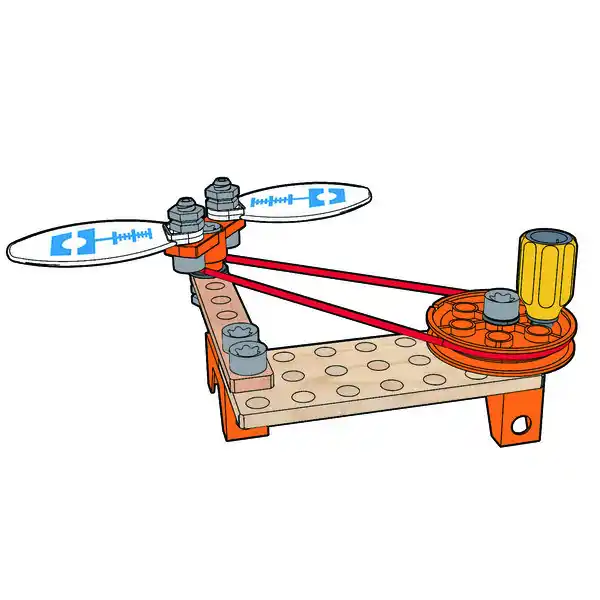 Детский конструктор “Юный изобретатель”, 57 элементов