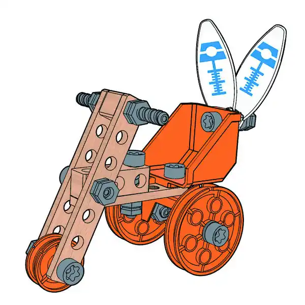 Детский конструктор “Юный изобретатель”, 57 элементов