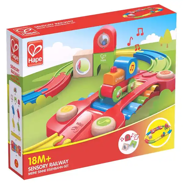 Детский набор "Сенсорная музыкальная железная дорога"