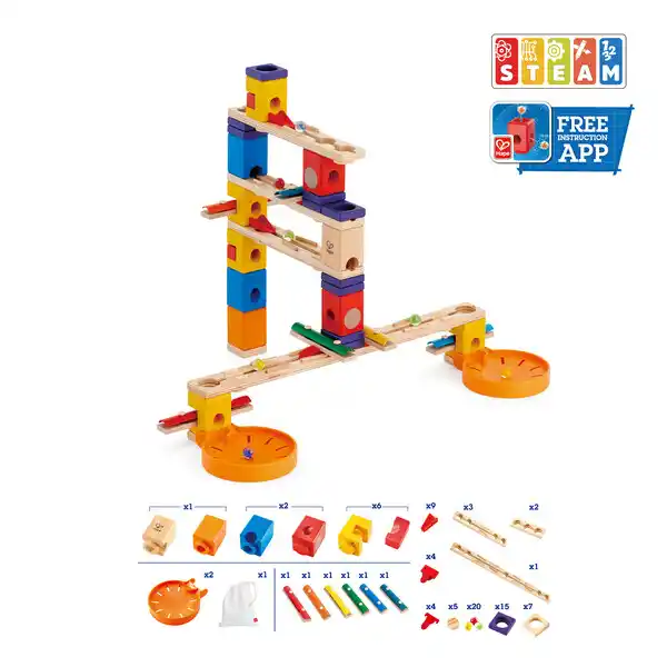 Конструктор-лабиринт Hape Quadrilla Ксилофон 96 эл.