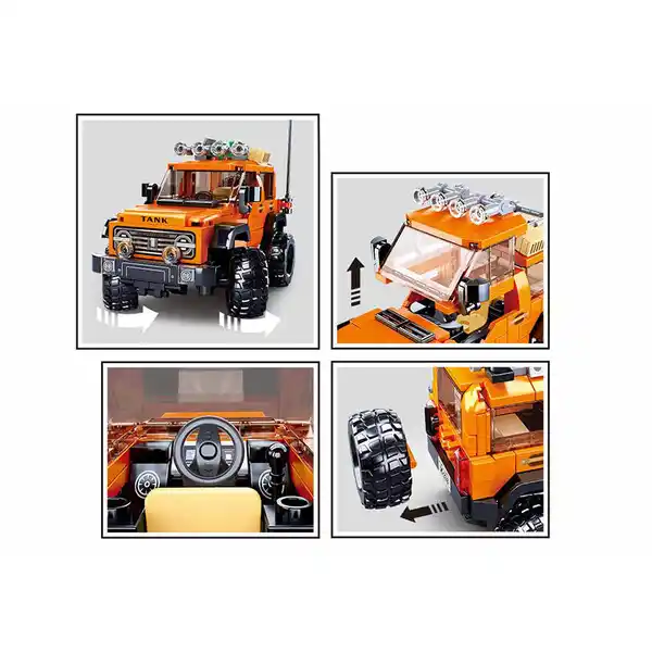 Конструктор “Американский внедорожник Бронкс”, 302 элем.