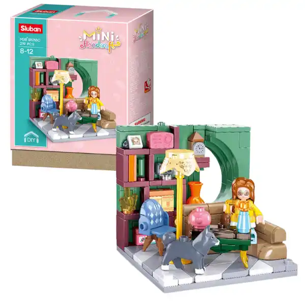 Set de construcție ”Camera de zi”, 219 elem.