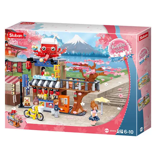 Set de construcție ”Magazinul principal Tako Yaki”, 548 elem.